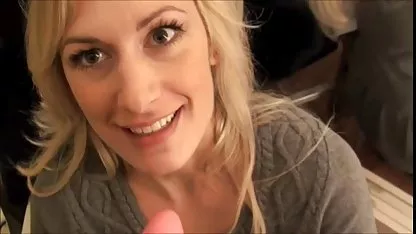 Forced her husband, kukolda watch her blowjob intently