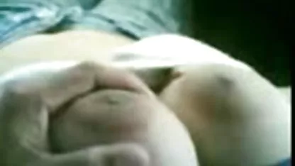 Sucking and shaking big tits