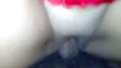 Massaging a standing member with legs in tights