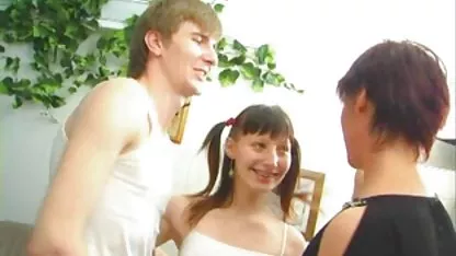 Pussy in red golfs jerks off at casting