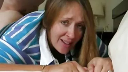 Woman is fucked in three holes by her young lover