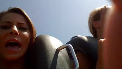 Christmas orgy with ass two lesbians and ending in the anus