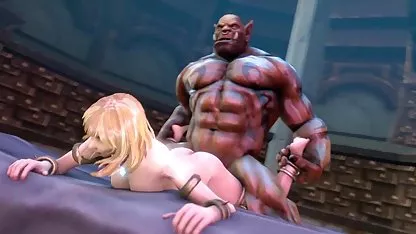 After fucking the girl's anus toy planted a thick end