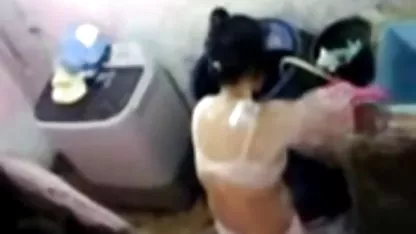Lady with phallus gave herself to a young stranger