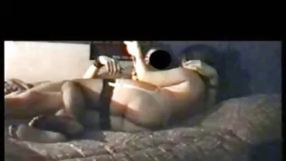 The wife beautifully saddled her husband from above and took in her mouth