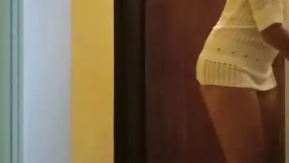 A prostitute was punished by a pimp and friends beating her ass with a whip