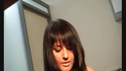 Mrs. Anna in red gave a slave to lick all holes